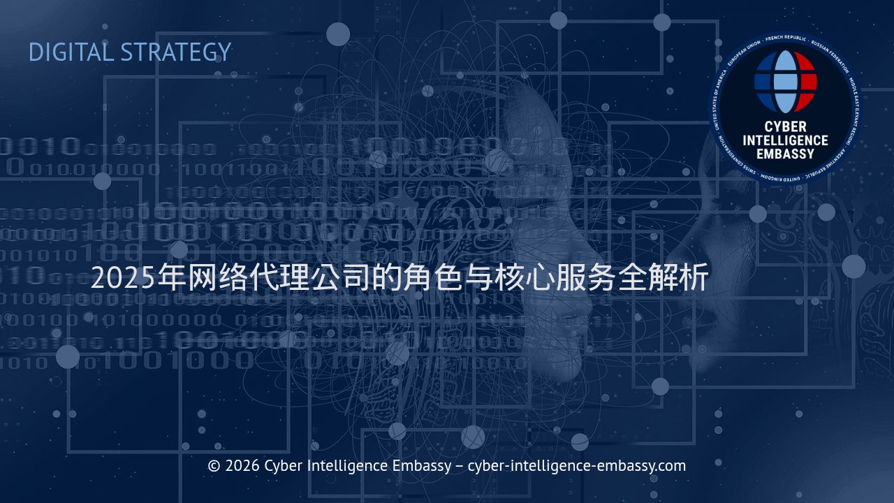 2025年网络代理公司的角色与核心服务全解析