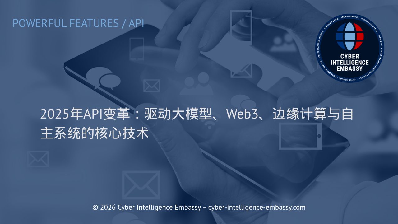 2025年API变革：驱动大模型、Web3、边缘计算与自主系统的核心技术