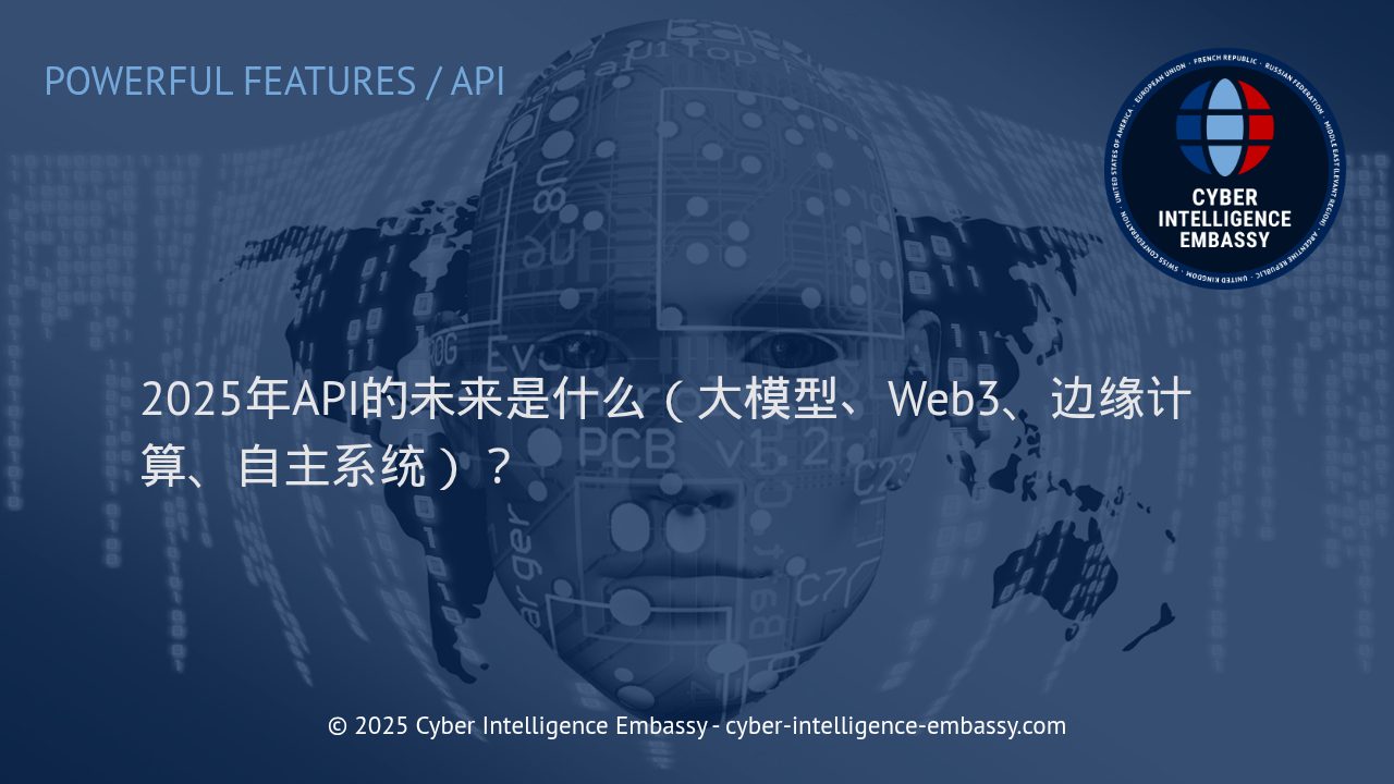 2025年API变革：驱动大模型、Web3、边缘计算与自主系统的核心技术