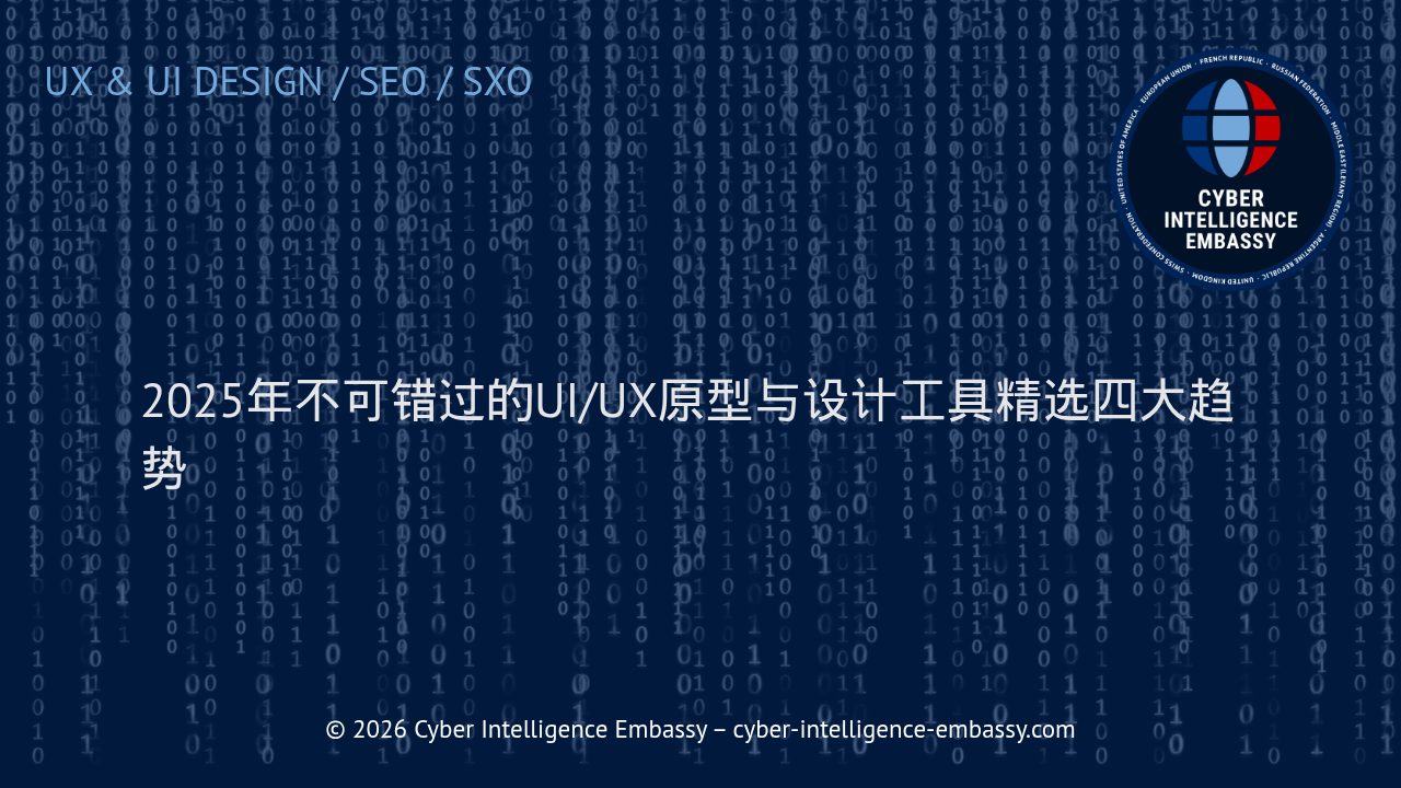 2025年不可错过的UI/UX原型与设计工具精选四大趋势