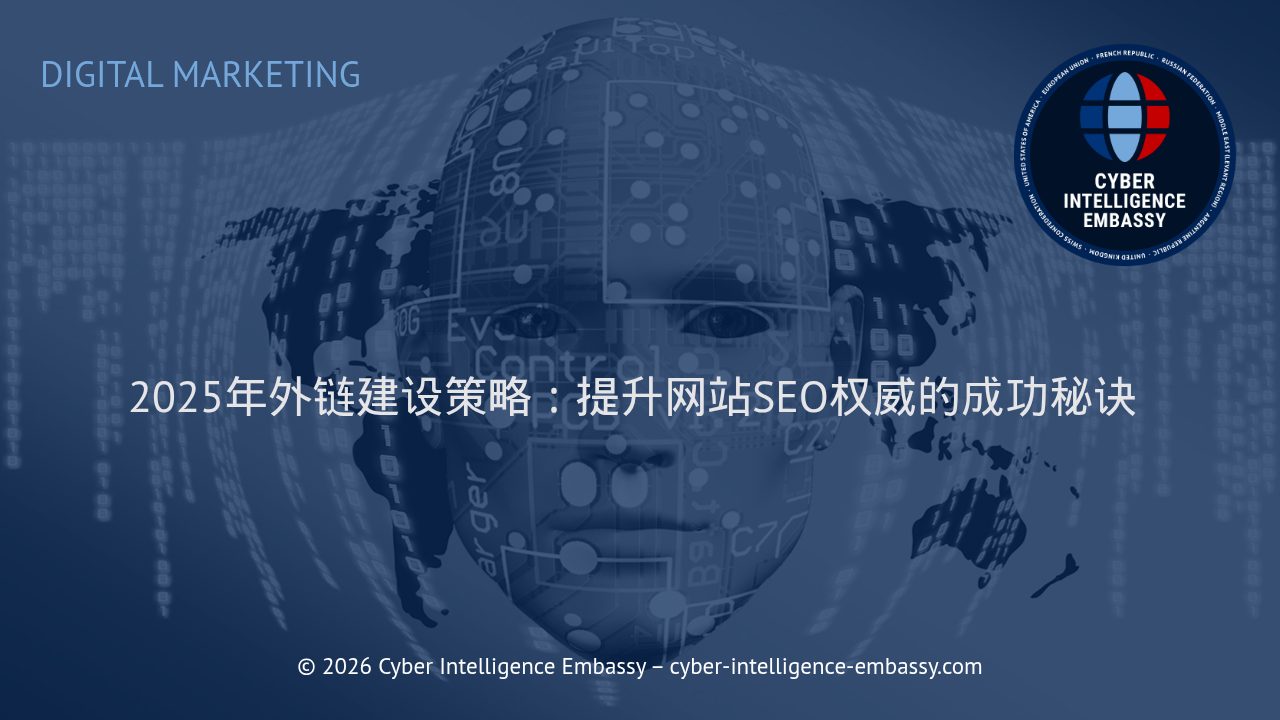 2025年外链建设策略：提升网站SEO权威的成功秘诀