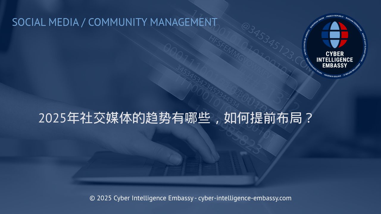 2025年社交媒体新格局：洞察趋势与企业前瞻部署指南