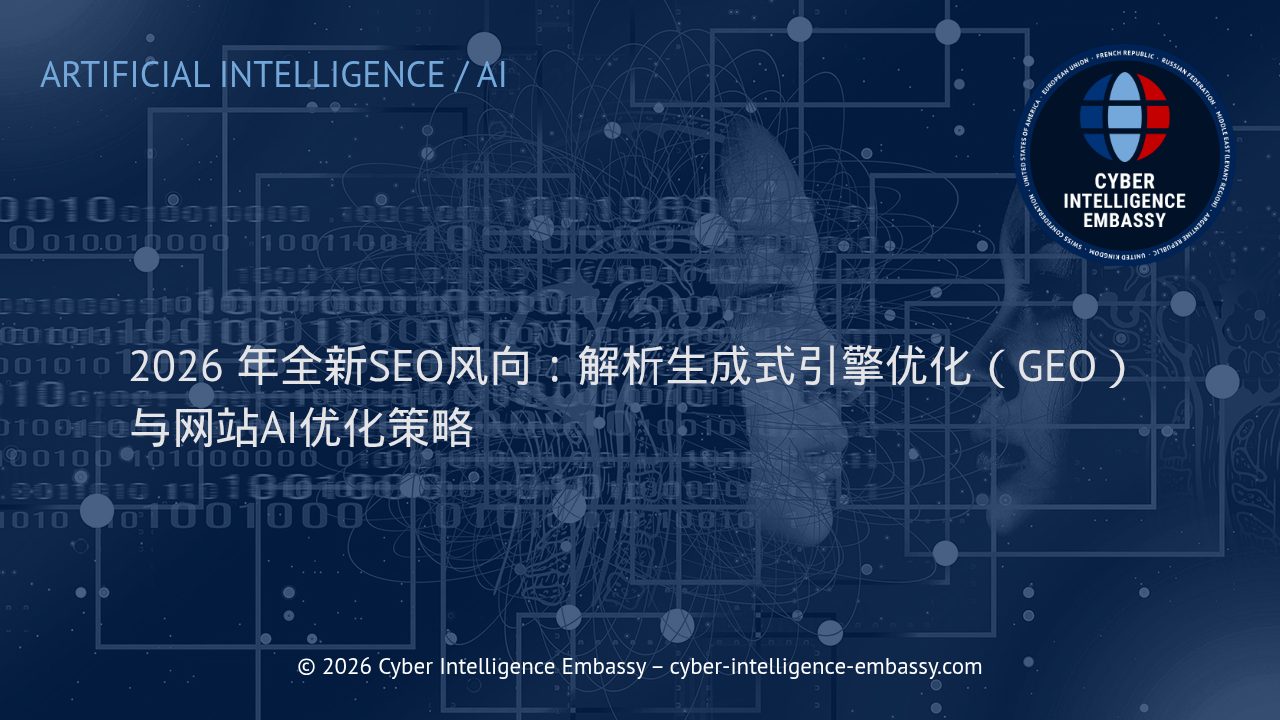 2026 年全新SEO风向：解析生成式引擎优化（GEO）与网站AI优化策略
