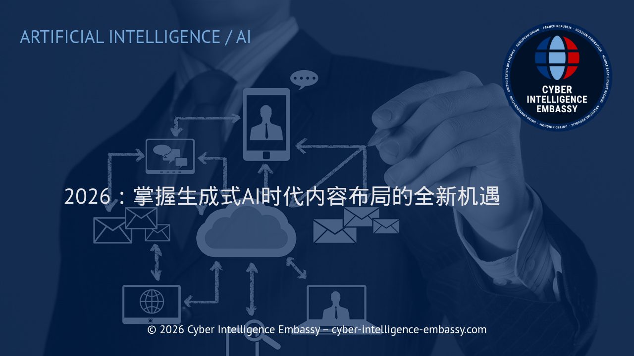 2026：掌握生成式AI时代内容布局的全新机遇