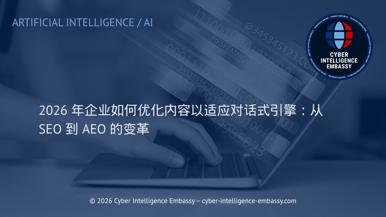 2026 年企业如何优化内容以适应对话式引擎：从 SEO 到 AEO 的变革