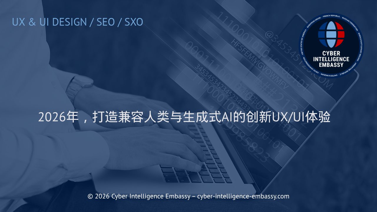 2026年，打造兼容人类与生成式AI的创新UX/UI体验