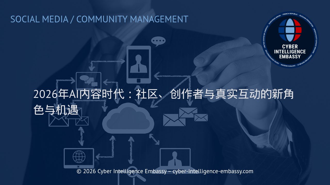 2026年AI内容时代：社区、创作者与真实互动的新角色与机遇