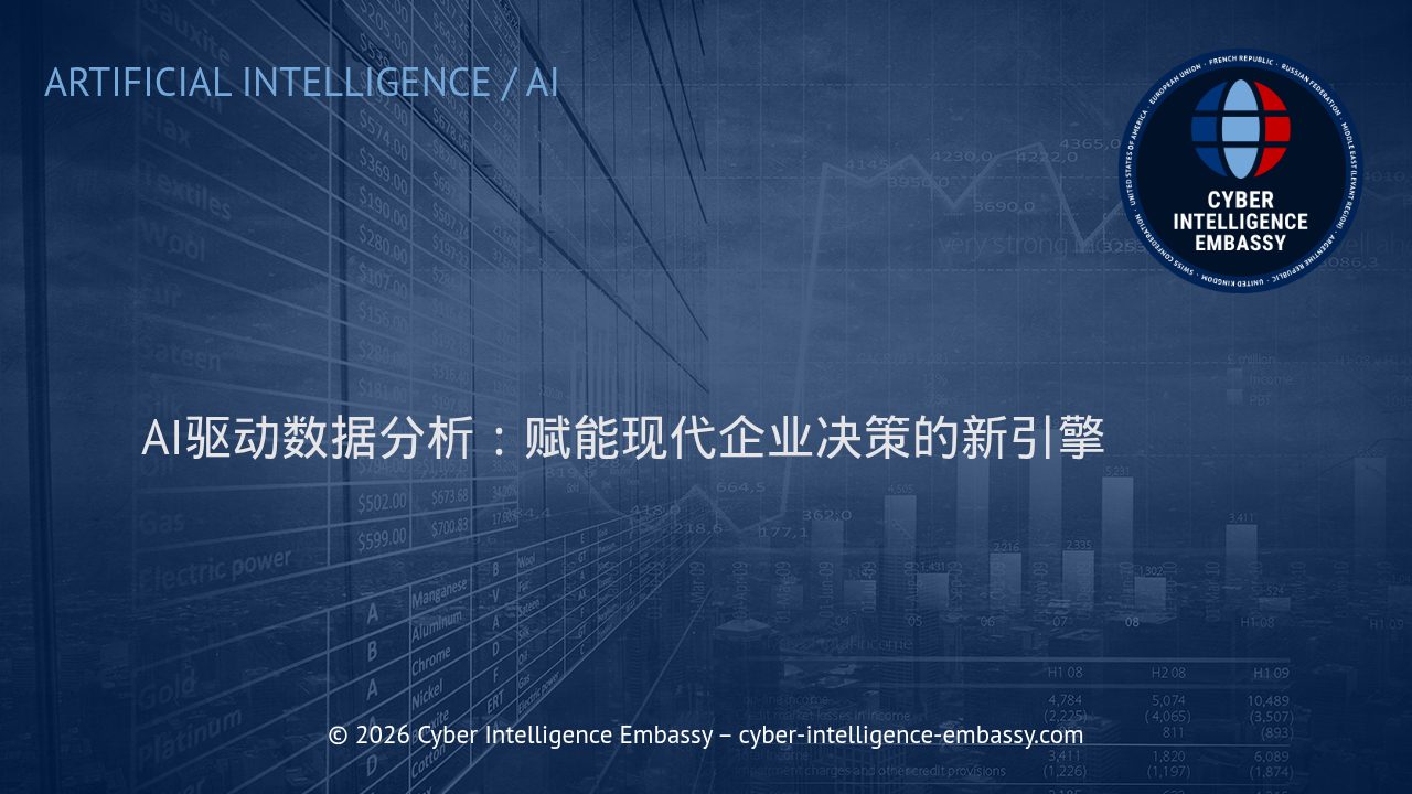 AI驱动数据分析：赋能现代企业决策的新引擎