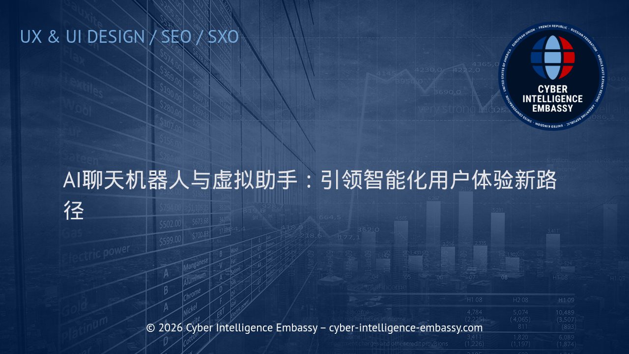 AI聊天机器人与虚拟助手：引领智能化用户体验新路径