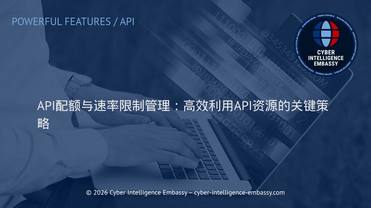 API配额与速率限制管理：高效利用API资源的关键策略