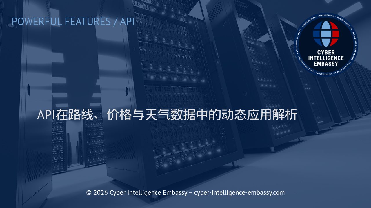 API在路线、价格与天气数据中的动态应用解析