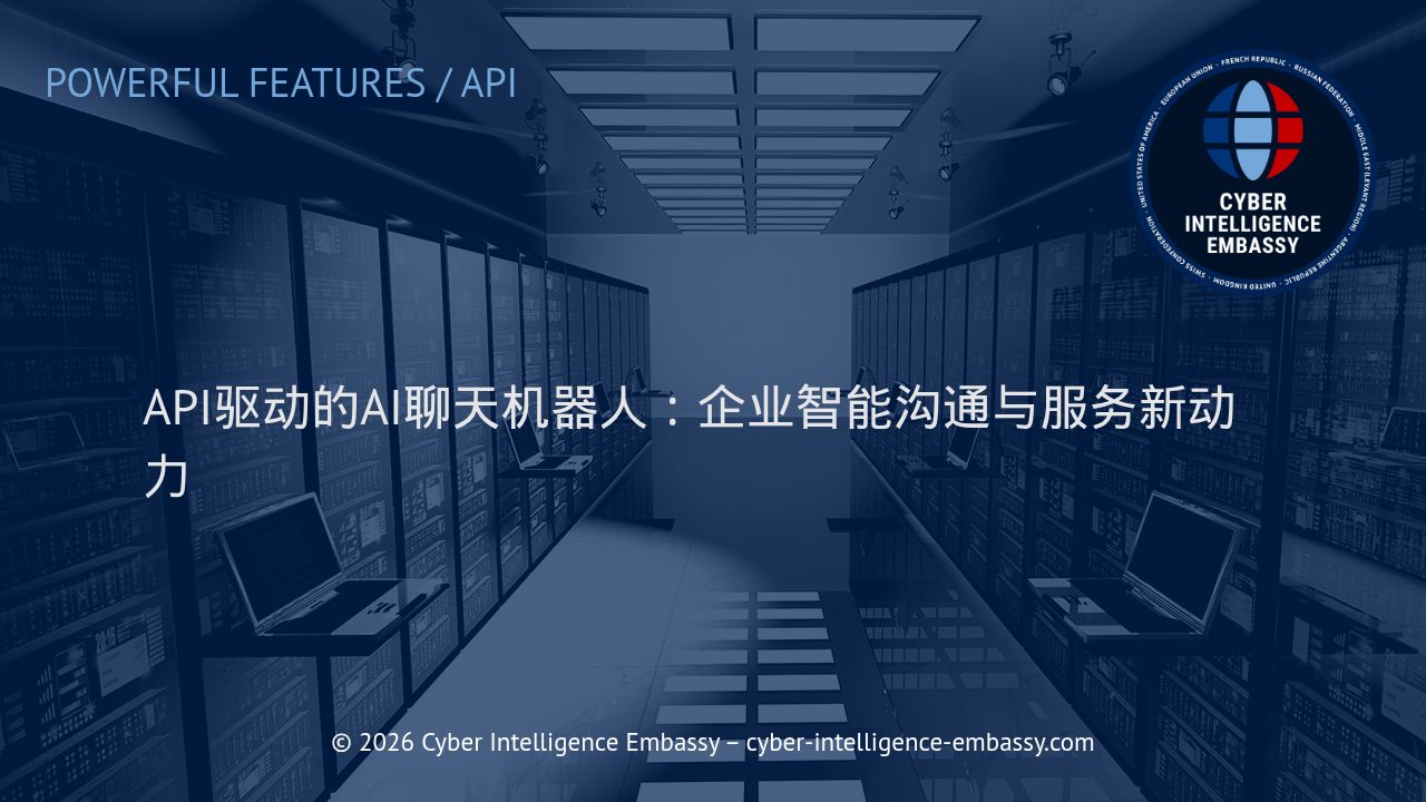 API驱动的AI聊天机器人：企业智能沟通与服务新动力