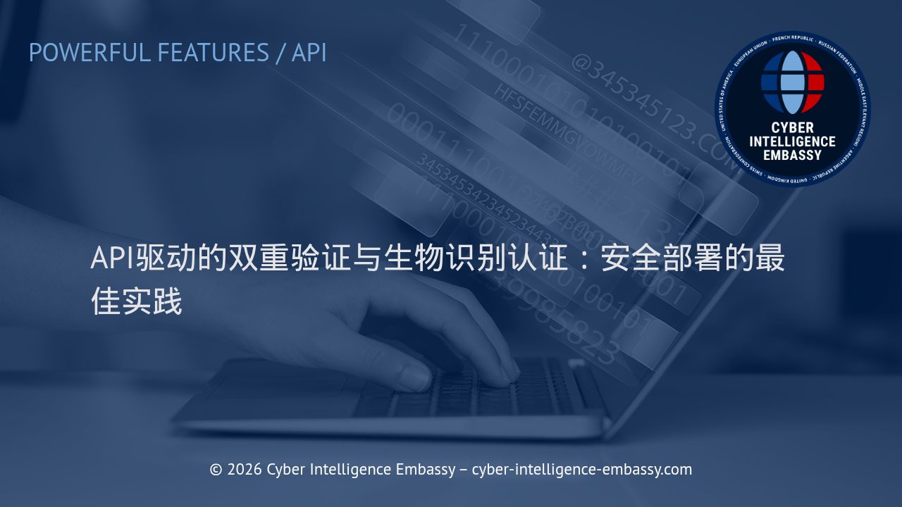 API驱动的双重验证与生物识别认证：安全部署的最佳实践