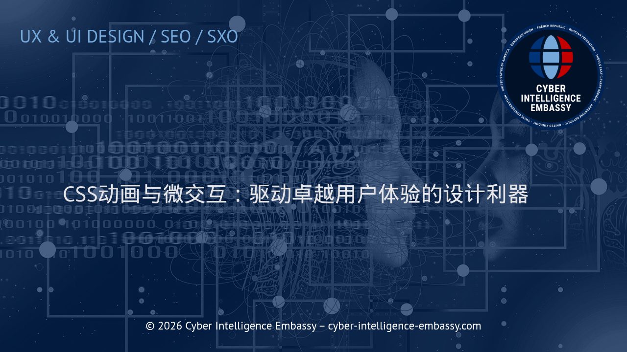 CSS动画与微交互：驱动卓越用户体验的设计利器