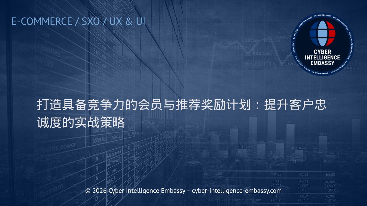 打造具备竞争力的会员与推荐奖励计划：提升客户忠诚度的实战策略
