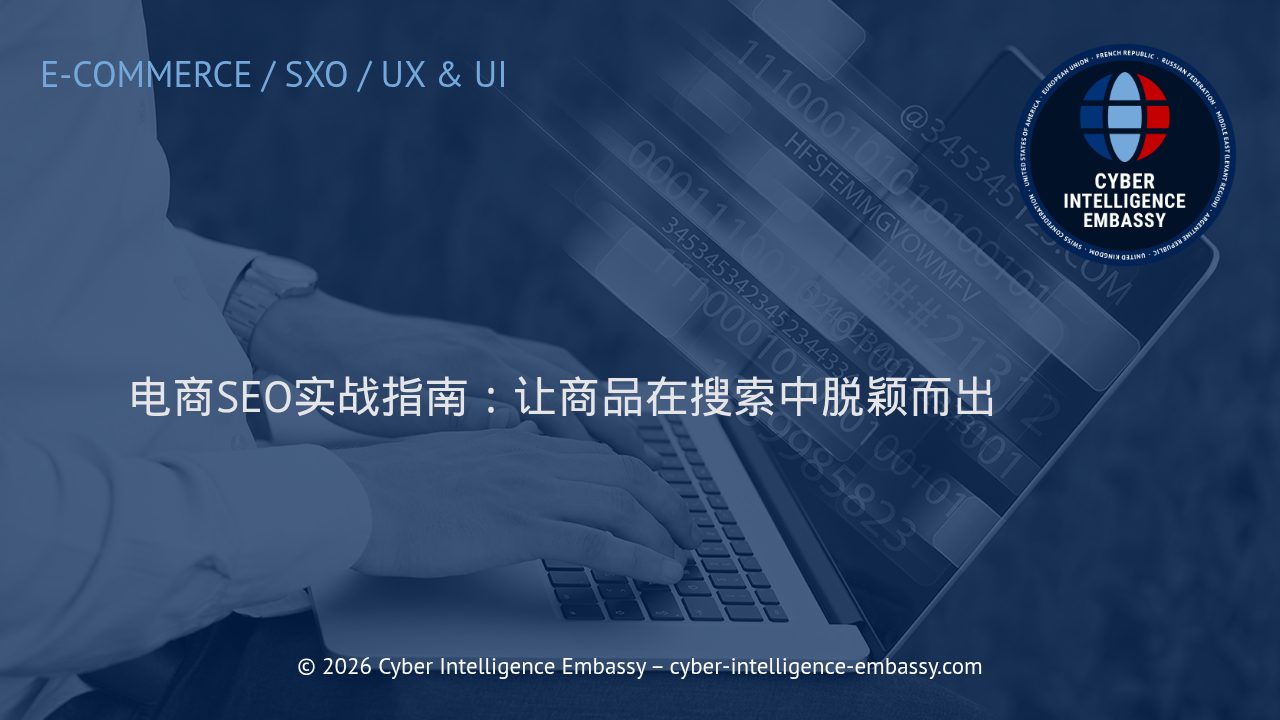 电商SEO实战指南：让商品在搜索中脱颖而出