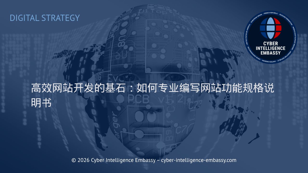 高效网站开发的基石：如何专业编写网站功能规格说明书