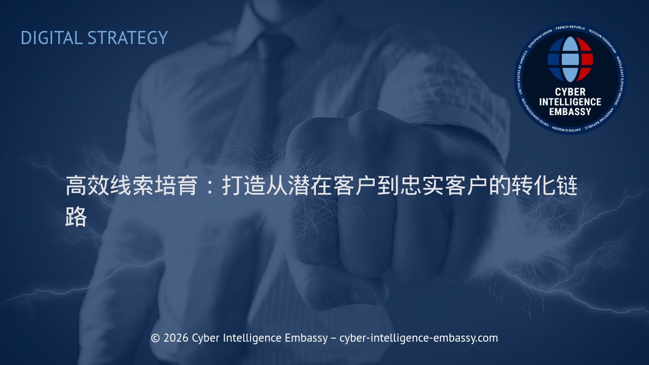 高效线索培育：打造从潜在客户到忠实客户的转化链路