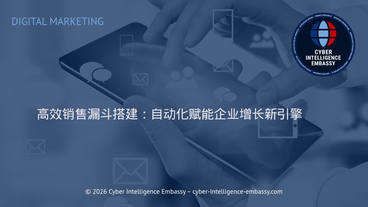 高效销售漏斗搭建：自动化赋能企业增长新引擎