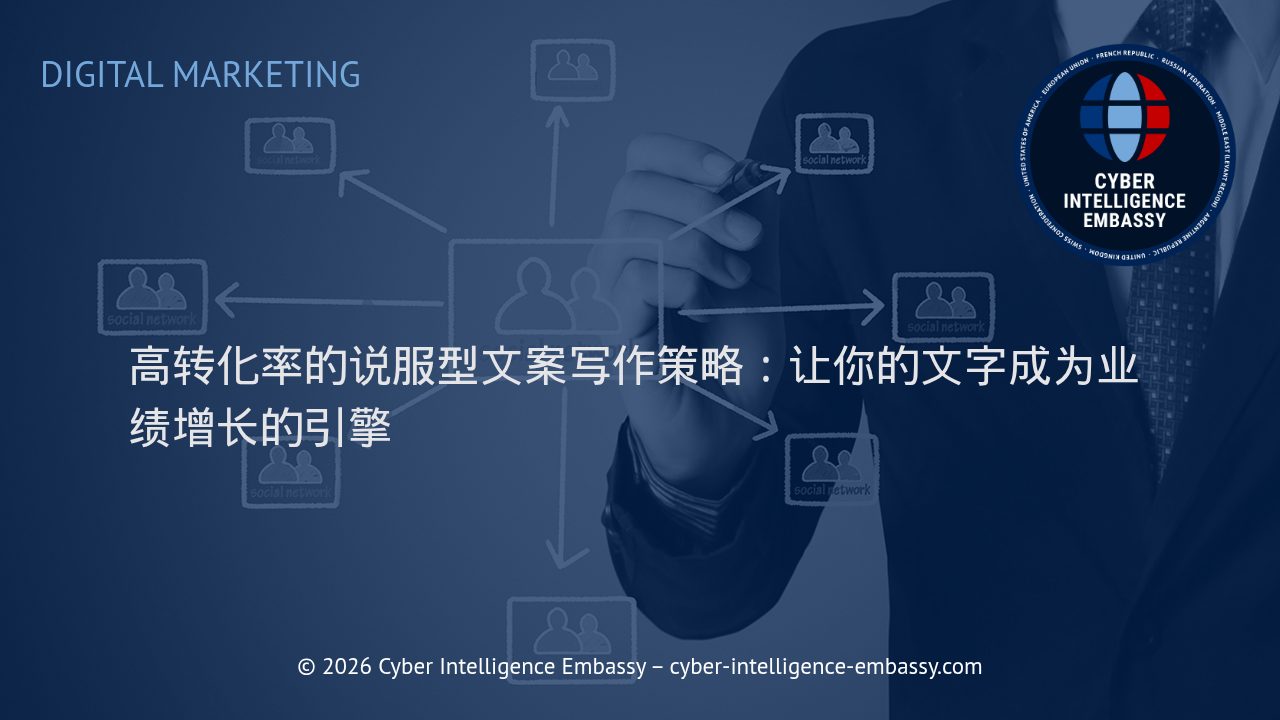 高转化率的说服型文案写作策略：让你的文字成为业绩增长的引擎