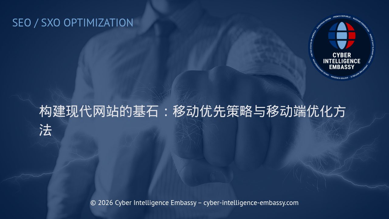 构建现代网站的基石：移动优先策略与移动端优化方法