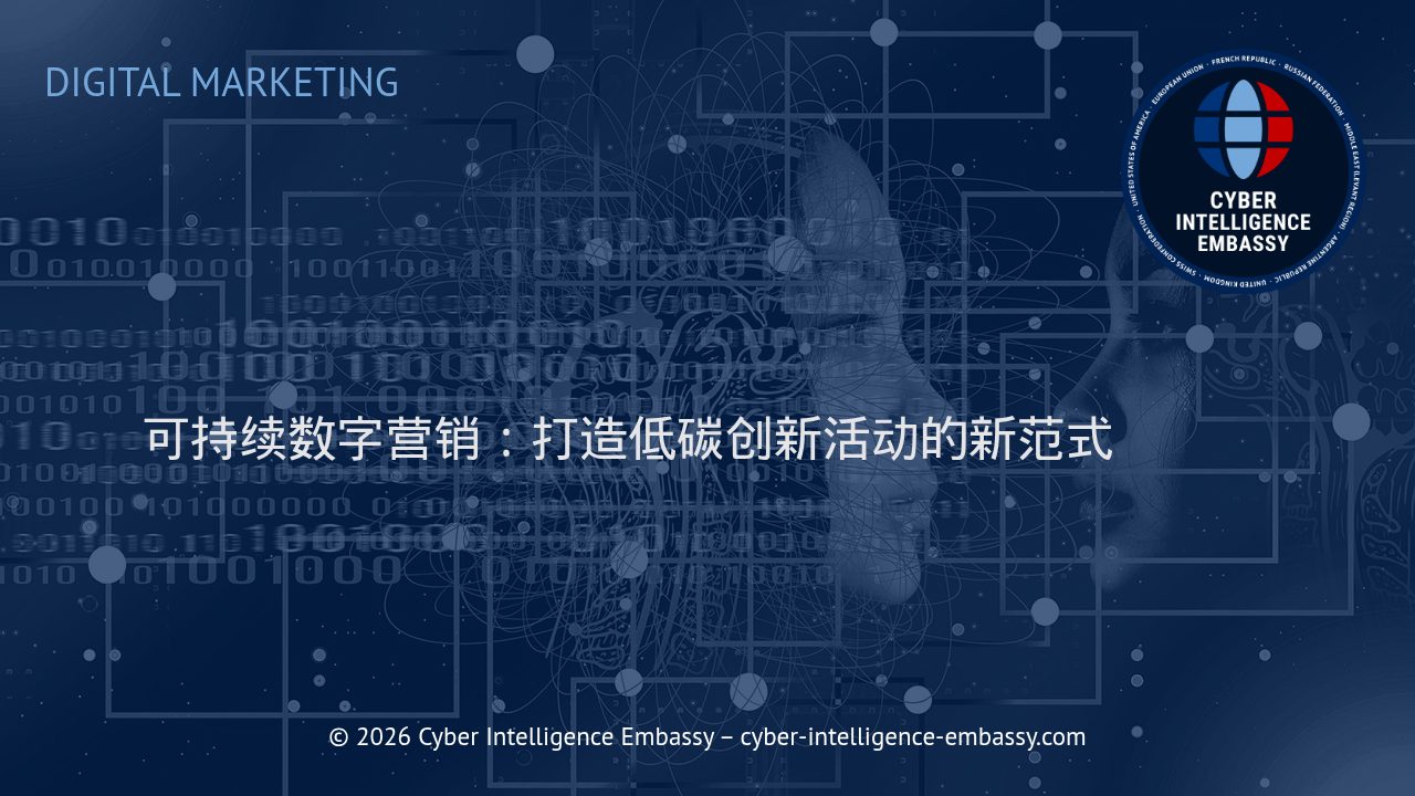 可持续数字营销：打造低碳创新活动的新范式
