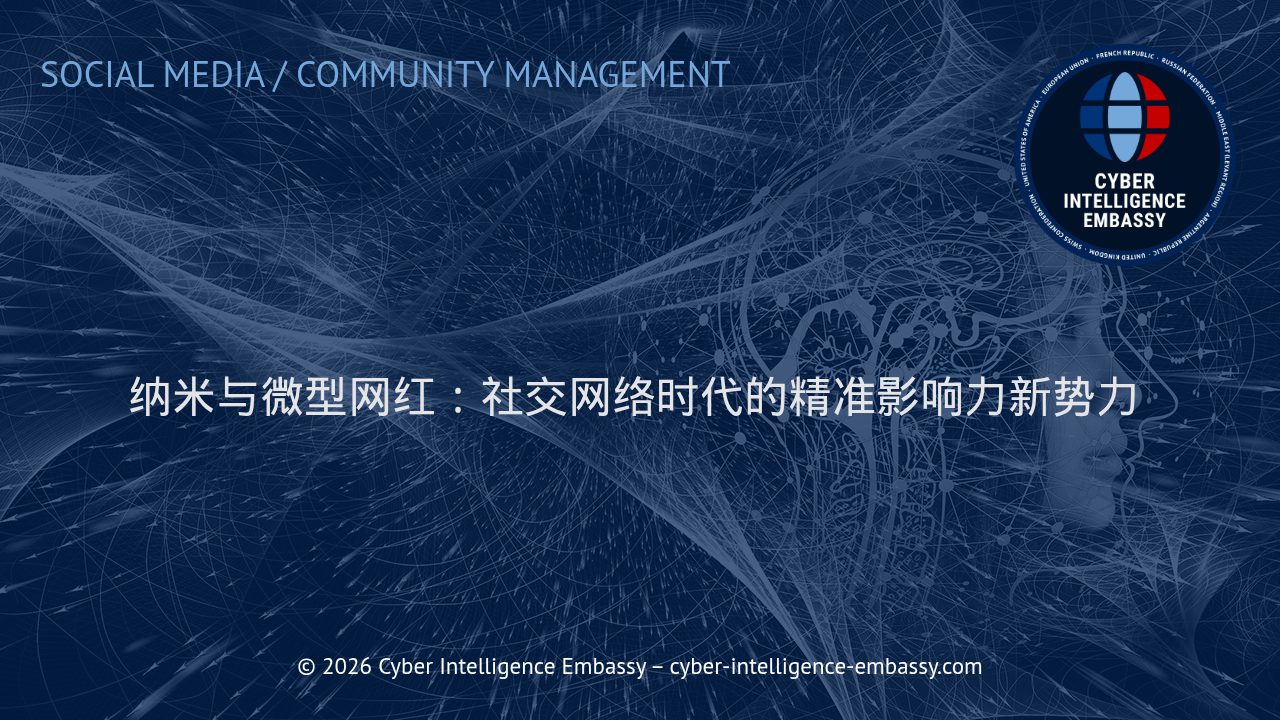 纳米与微型网红：社交网络时代的精准影响力新势力