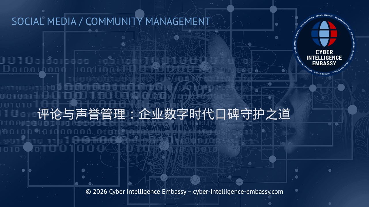 评论与声誉管理：企业数字时代口碑守护之道