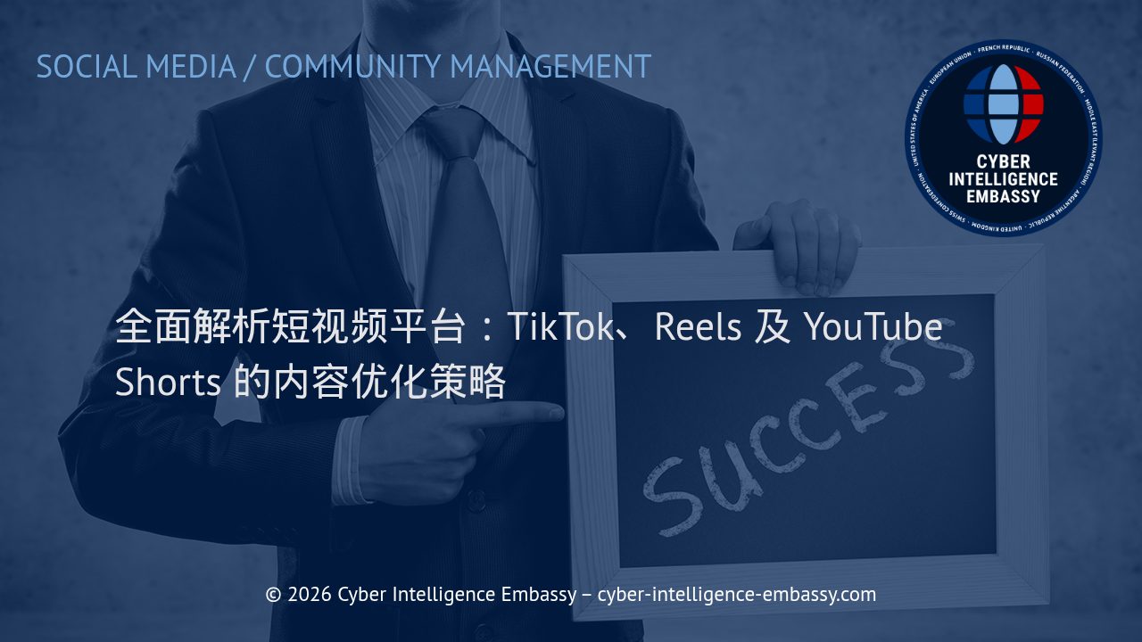 全面解析短视频平台：TikTok、Reels 及 YouTube Shorts 的内容优化策略