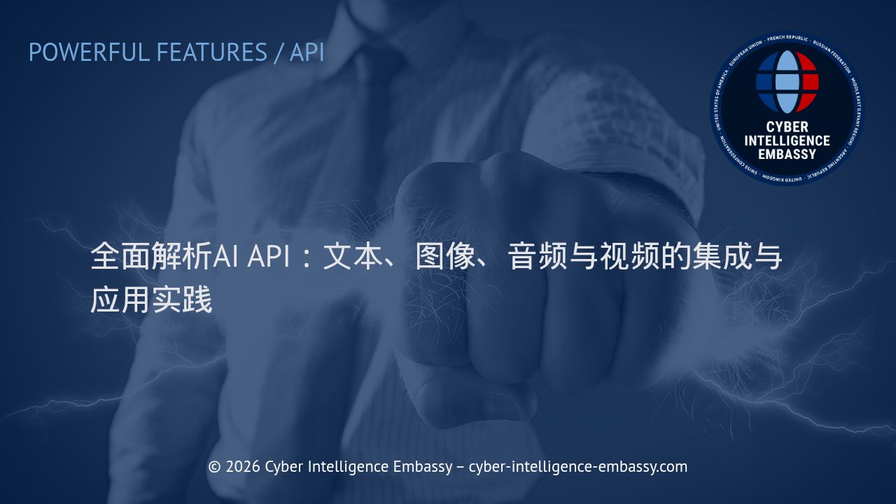 全面解析AI API：文本、图像、音频与视频的集成与应用实践