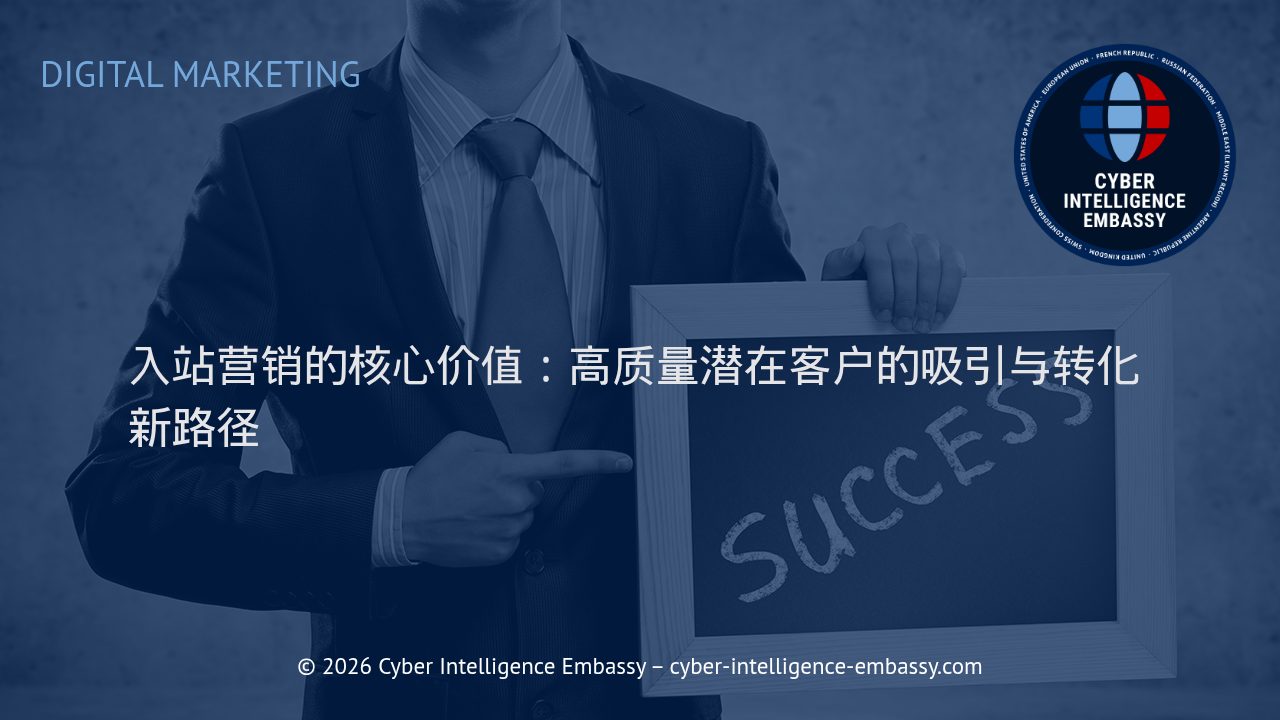 入站营销的核心价值：高质量潜在客户的吸引与转化新路径