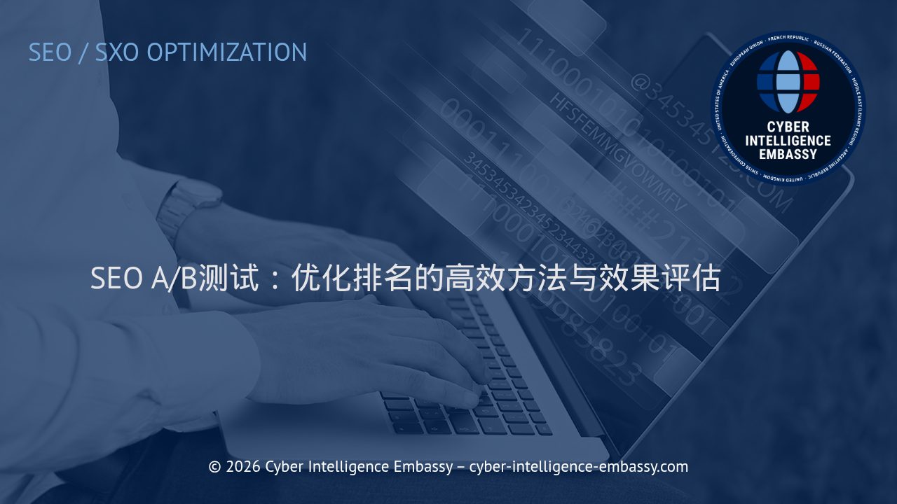 SEO A/B测试：优化排名的高效方法与效果评估