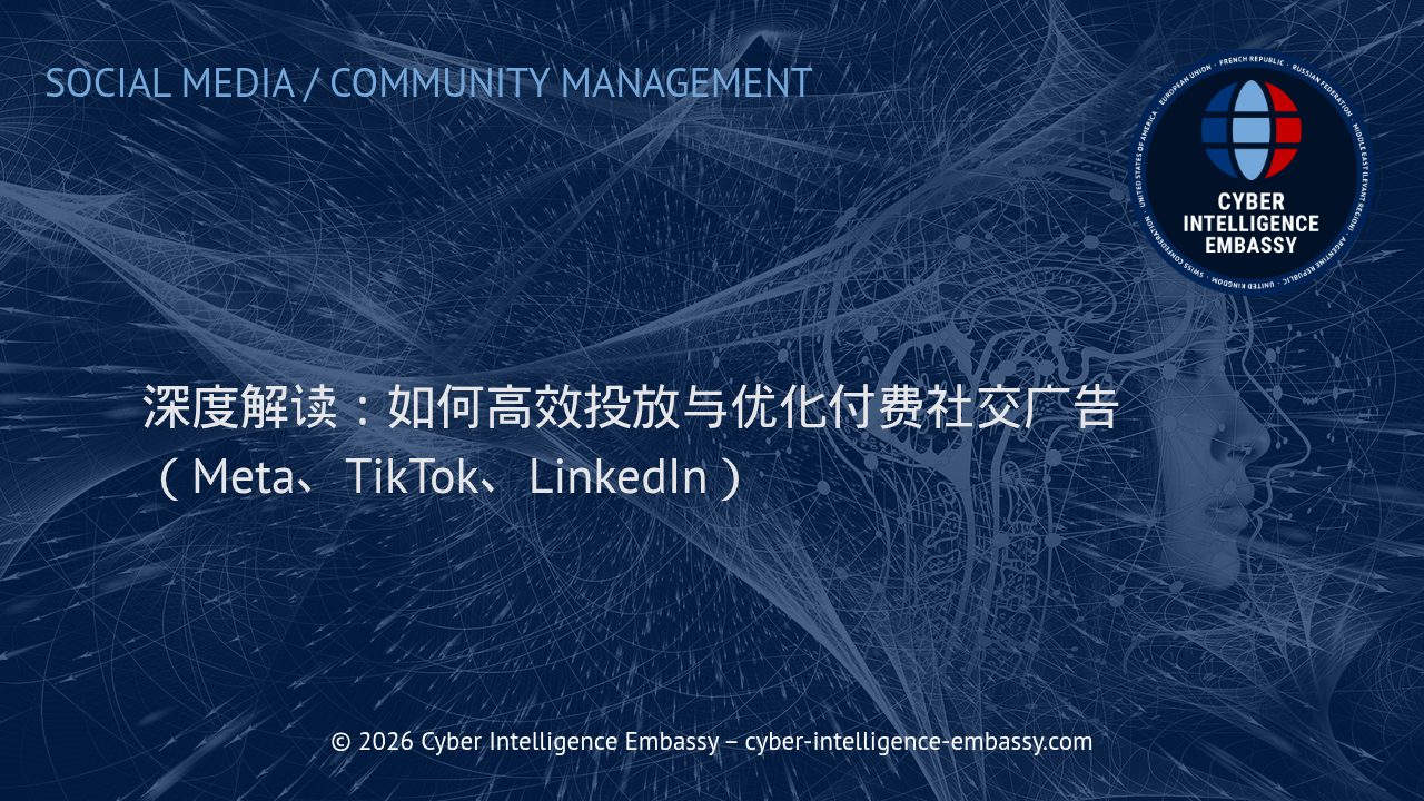 深度解读：如何高效投放与优化付费社交广告（Meta、TikTok、LinkedIn）