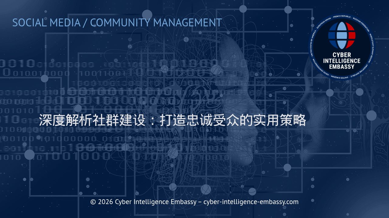 深度解析社群建设：打造忠诚受众的实用策略