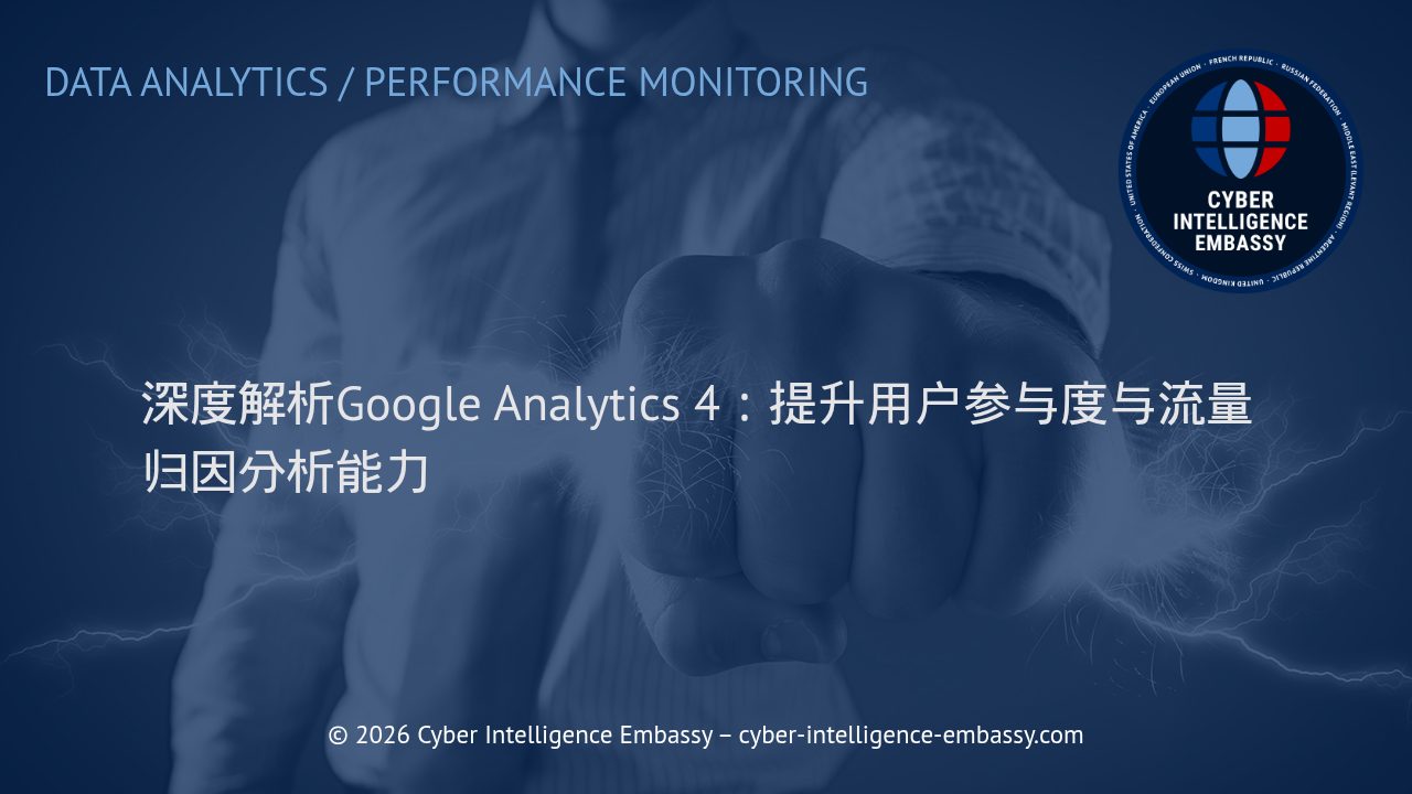 深度解析Google Analytics 4：提升用户参与度与流量归因分析能力