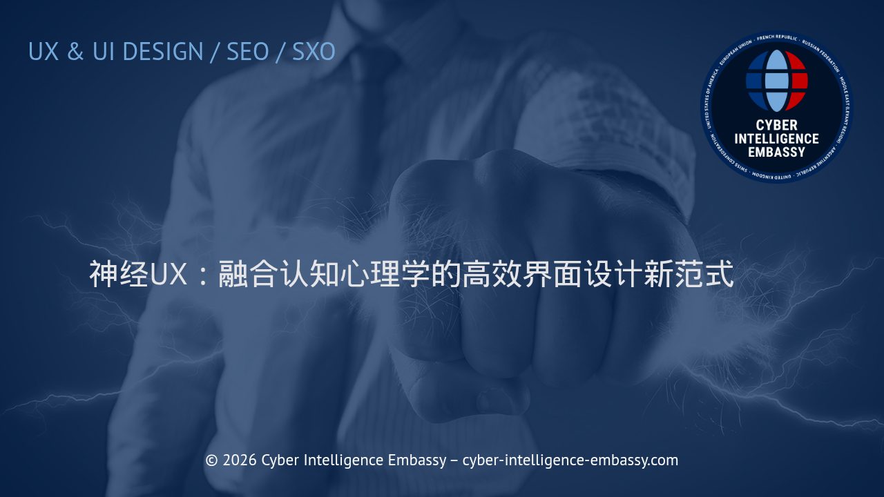 神经UX：融合认知心理学的高效界面设计新范式