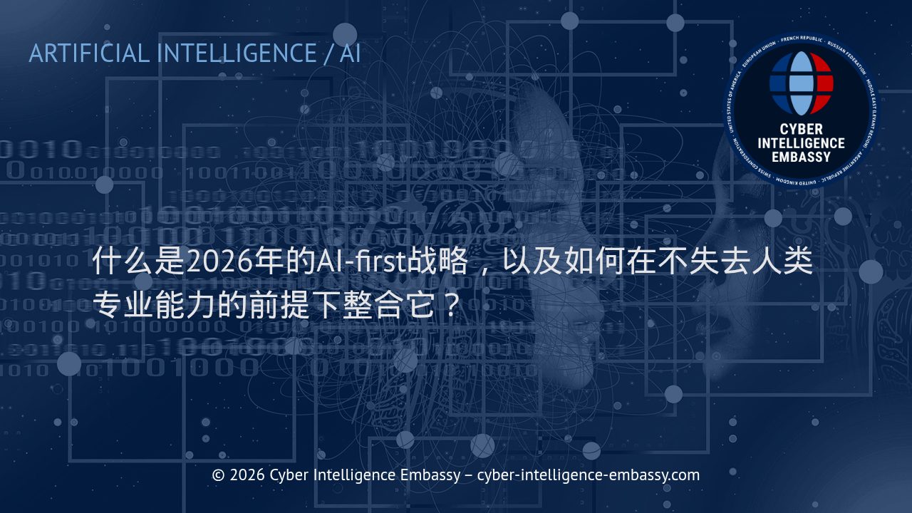 什么是2026年的AI-first战略，以及如何在不失去人类专业能力的前提下整合它？