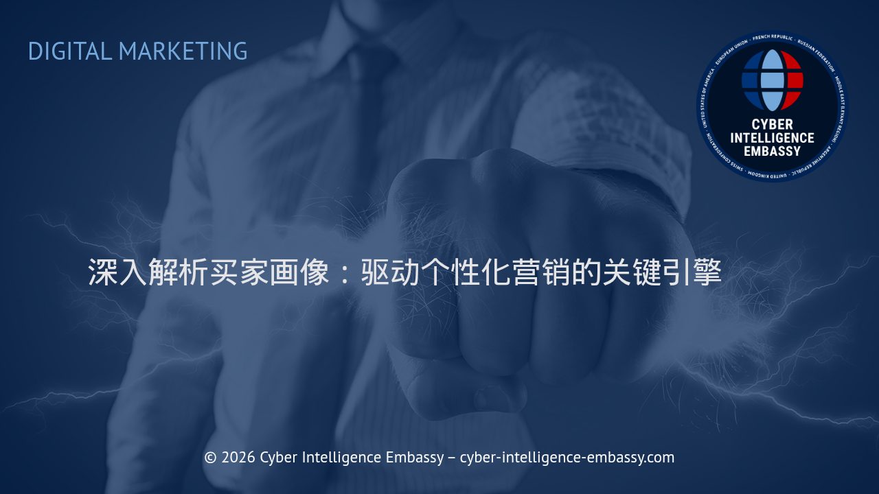 深入解析买家画像：驱动个性化营销的关键引擎