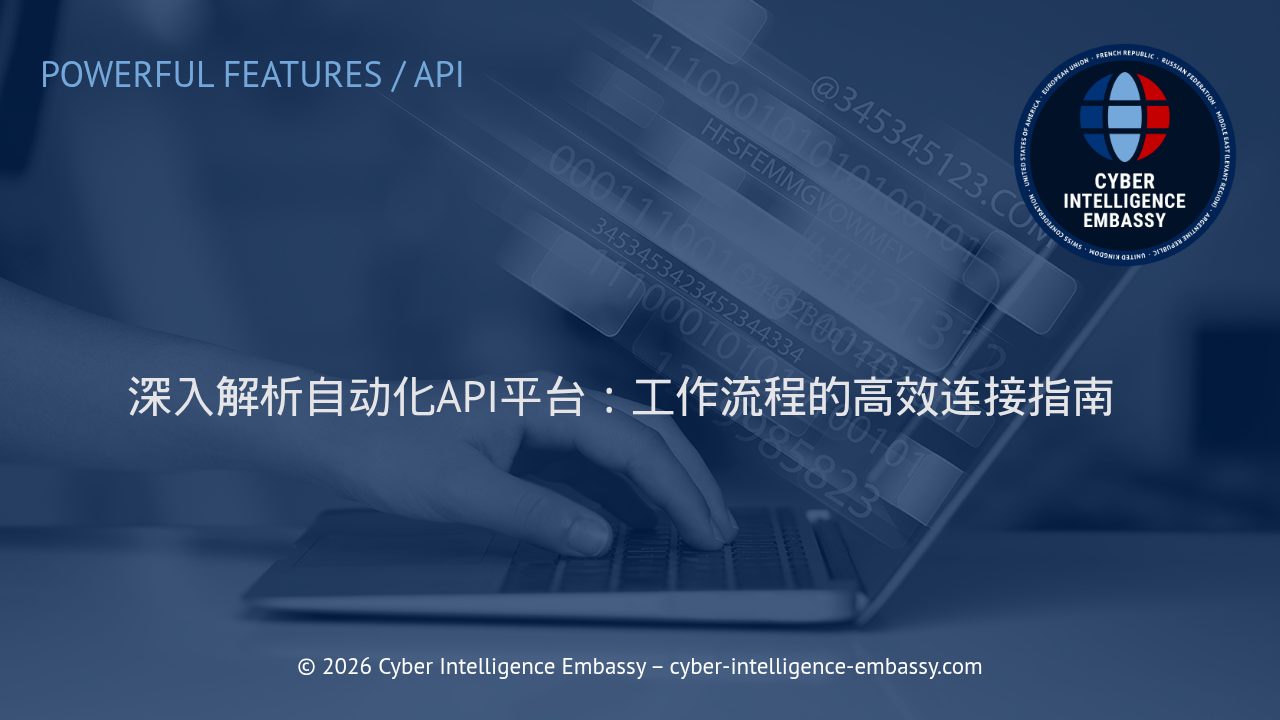 深入解析自动化API平台：工作流程的高效连接指南