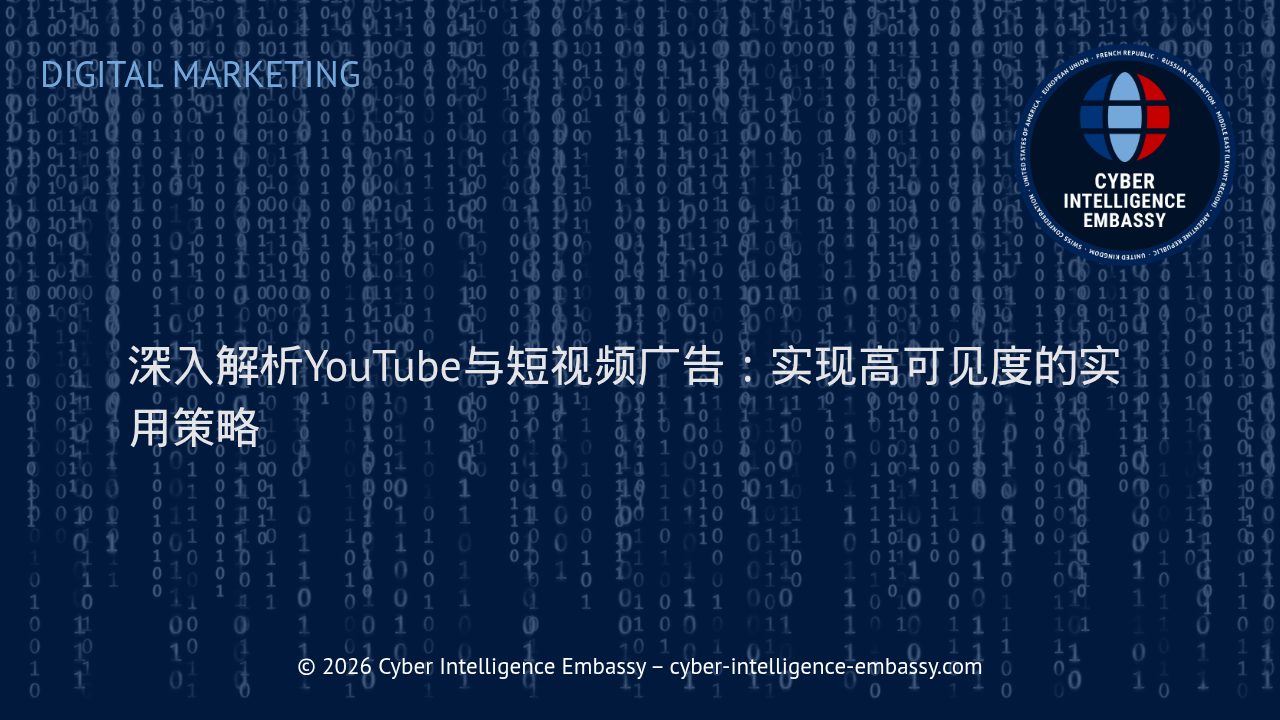 深入解析YouTube与短视频广告：实现高可见度的实用策略