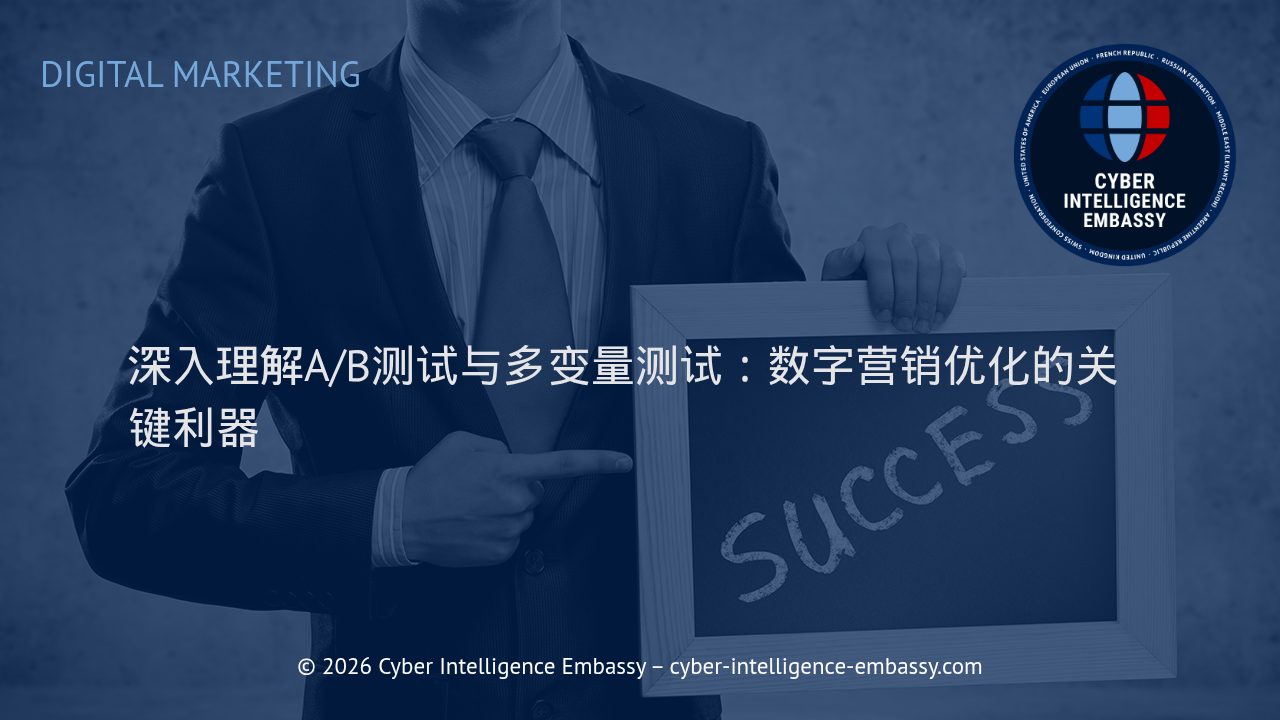 深入理解A/B测试与多变量测试：数字营销优化的关键利器