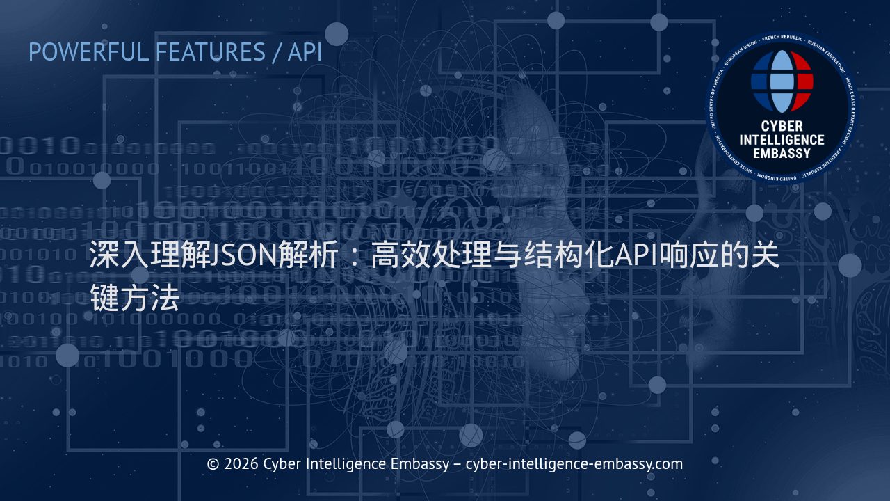 深入理解JSON解析：高效处理与结构化API响应的关键方法