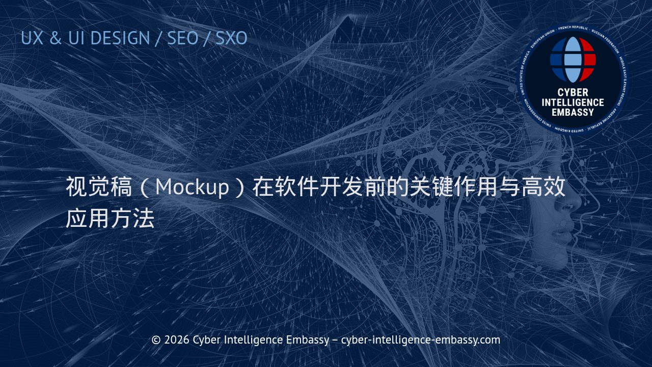 视觉稿（Mockup）在软件开发前的关键作用与高效应用方法