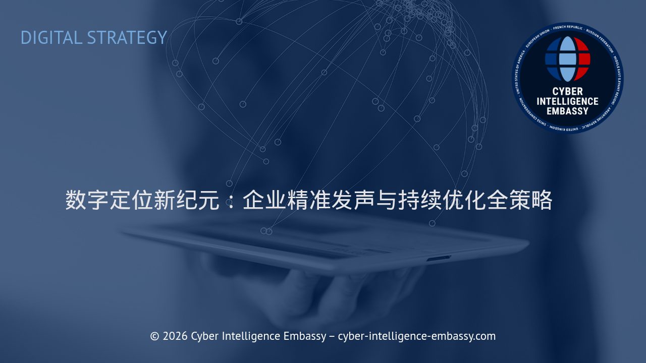 数字定位新纪元：企业精准发声与持续优化全策略