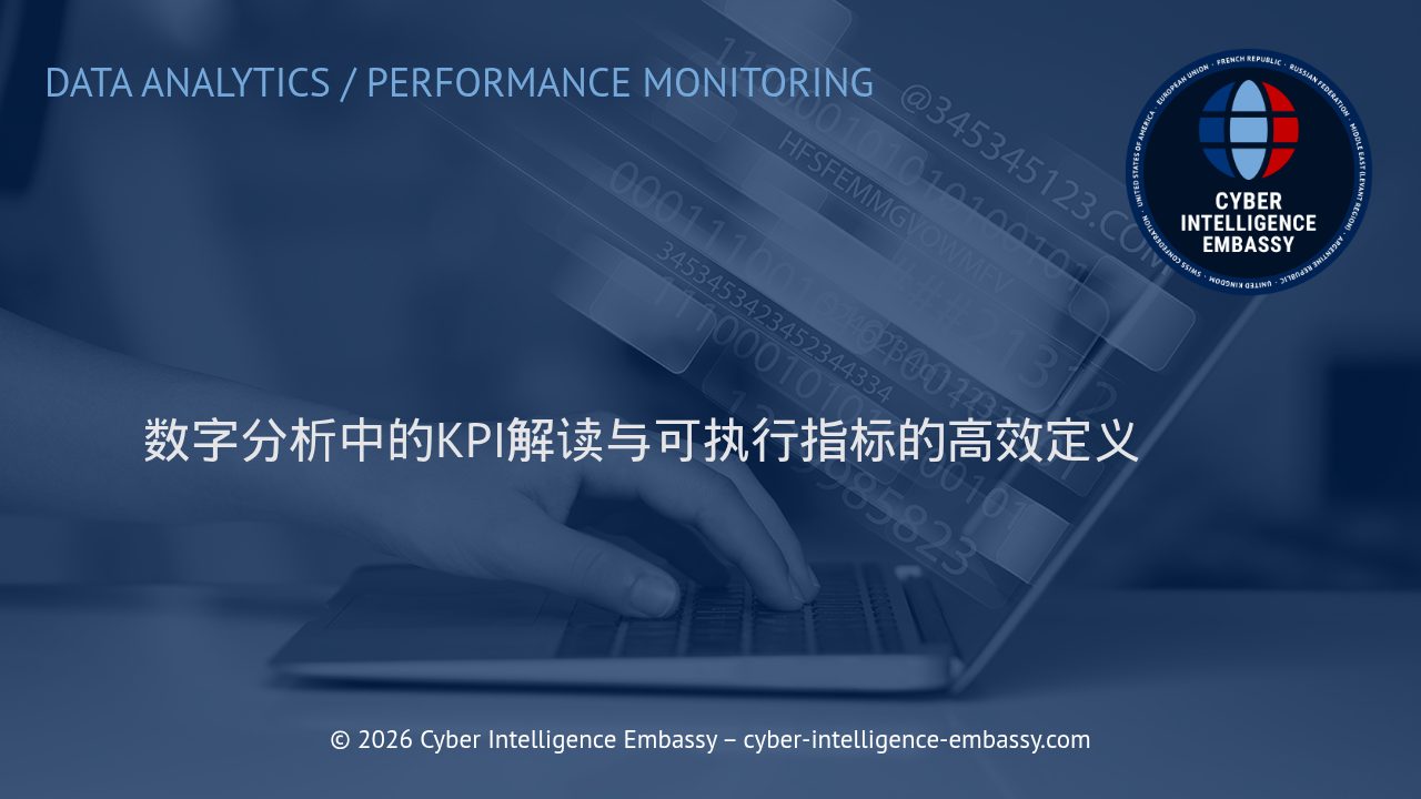 数字分析中的KPI解读与可执行指标的高效定义