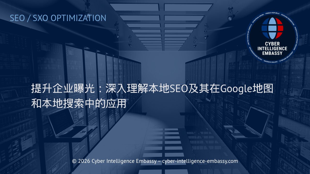提升企业曝光：深入理解本地SEO及其在Google地图和本地搜索中的应用