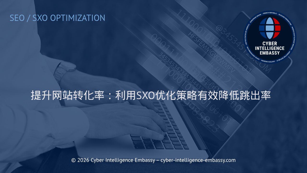 提升网站转化率：利用SXO优化策略有效降低跳出率