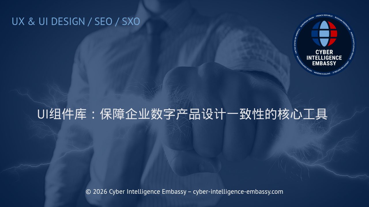 UI组件库：保障企业数字产品设计一致性的核心工具