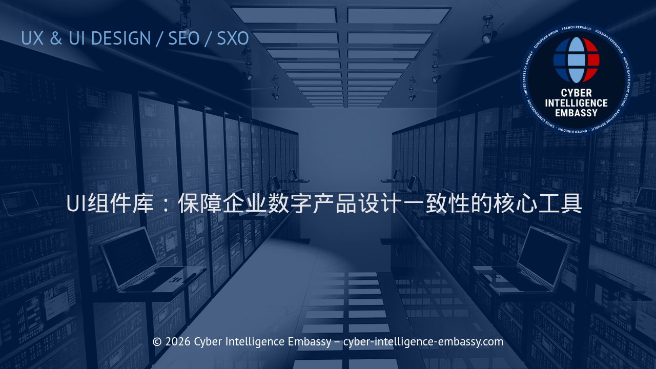 UI组件库：保障企业数字产品设计一致性的核心工具