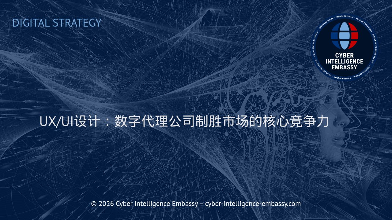 UX/UI设计：数字代理公司制胜市场的核心竞争力